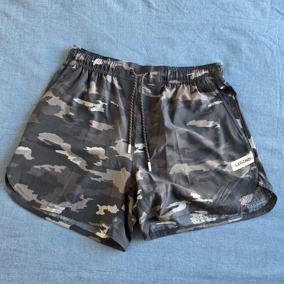 Legends Luka Short 5” Linerless - M - Black Camo - Picture 1 of 2